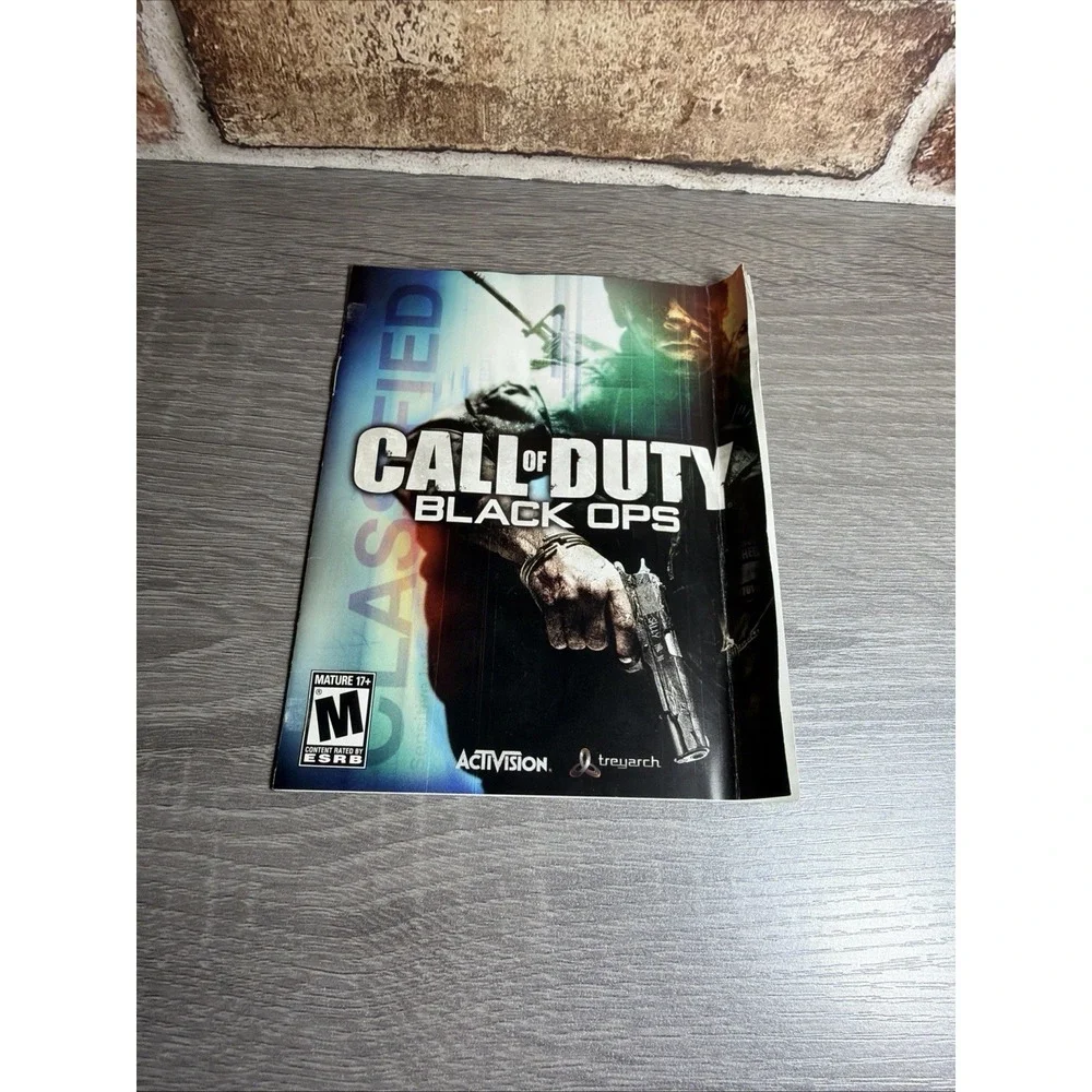 (Manual Only) Call of Duty Black Ops Sony Playstation 3 Excellent Original
